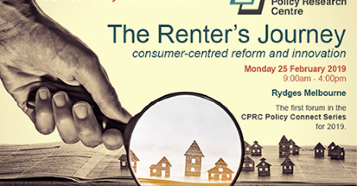 Consumer Policy Research Centre to launch new research report at upcoming event: The Renter’s Journey preview image