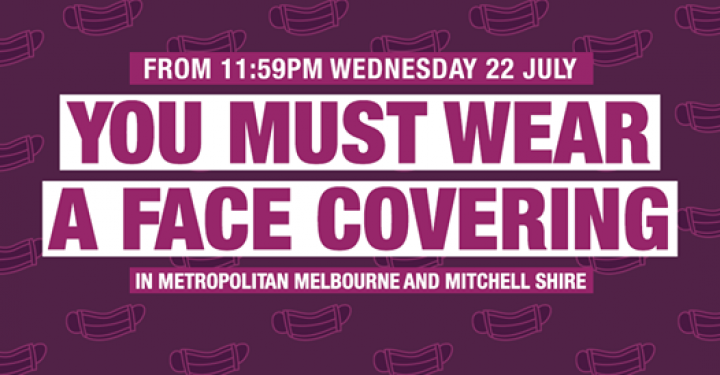 Face coverings – 11.59pm Wednesday 22 July preview image