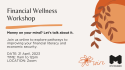 Financial Wellness Workshop (online event) preview image