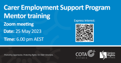 Carer Employment Support Program: Mentor training preview image