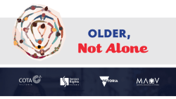 Older, Not Alone campaign to support older Victorians over the winter months preview image